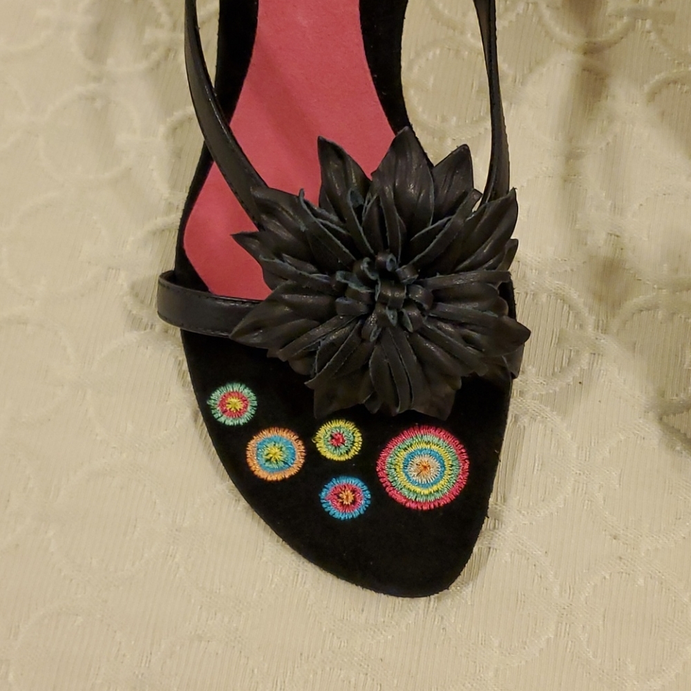 DIEGO DI LUCCA EMBROIDERED SANDAL - Picture 5 of 5